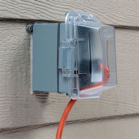 electrical outlet boxes outdoor|outside electrical boxes waterproof.